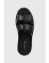 Calvin Klein Šľapky DOUBLE STRAP SLIPPER pánske čierna farba HM0HM00967 - Pepit.sk