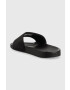 Calvin Klein Šľapky POOL SLIDE - SATIN dámske čierna farba HW0HW01508 - Pepit.sk