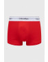 Calvin Klein Underwear Boxerky 3-pak pánske červená farba - Pepit.sk