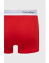 Calvin Klein Underwear Boxerky 3-pak pánske červená farba - Pepit.sk