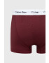 Calvin Klein Underwear Boxerky 3-pak pánske bordová farba - Pepit.sk