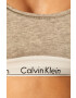 Calvin Klein Underwear Podprsenka šedá farba jednofarebná - Pepit.sk