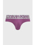 Calvin Klein Underwear Slipy 3-pak pánske fialová farba - Pepit.sk