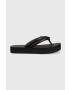 Calvin Klein Žabky FLATFORM FLIP FLOP W/HW dámske čierna farba na platforme HW0HW01503 - Pepit.sk