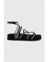 Chiara Ferragni Sandále CF3148_001 dámske čierna farba CF CABLE SANDAL - Pepit.sk