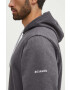 Columbia Mikina HOODIE EM2179-GREY pánska šedá farba s kapucňou jednofarebná - Pepit.sk