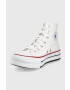 Converse Detské tenisky Chuck Taylor All Star Lift 272856C-White.Garn dámske biela farba - Pepit.sk