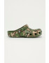 Crocs Šľapky Classic Pritned Camo Clog RINTED.CAMO.CLOG.206454-ARMYGREEN/ pánske zelená farba 206454 - Pepit.sk