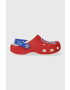 Crocs Šľapky NBA LA Clippers Classic Clog červená farba 208863 - Pepit.sk