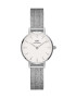 Daniel Wellington Hodinky Petite 24 Pressed Sterling dámske strieborná farba - Pepit.sk