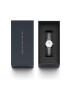 Daniel Wellington Hodinky Petite 24 Pressed Sterling dámske strieborná farba - Pepit.sk