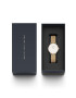 Daniel Wellington Hodinky Petite 32 Evergold dámske zlatá farba - Pepit.sk