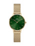 Daniel Wellington Hodinky Petite Emerald 28 dámske zlatá farba - Pepit.sk