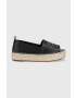 DKNY Espadrilky Maddy čierna farba na platforme - Pepit.sk