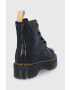 Dr. Martens Workery Vegan Sinclair 26410001-Black.Oxfo dámske čierna farba na platforme - Pepit.sk