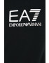 EA7 Emporio Armani Mikina dámska čierna farba jednofarebná - Pepit.sk