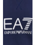 EA7 Emporio Armani Mikina dámska tmavomodrá farba s potlačou - Pepit.sk