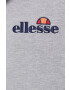 Ellesse Mikina SHS08782-112 pánska šedá farba s nášivkou - Pepit.sk