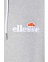 Ellesse Mikina SGS08848-011 dámska šedá farba s kapucňou s nášivkou - Pepit.sk