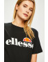 Ellesse Bavlnené tričko SGS03237-White čierna farba - Pepit.sk