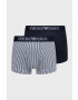 Emporio Armani Underwear Boxerky pánske tmavomodrá farba - Pepit.sk