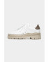 Filling Pieces Kožené tenisky Court Serrated biela farba 89128861002 - Pepit.sk