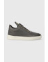 Filling Pieces Kožené tenisky Low Top Aten šedá farba 10126591002 - Pepit.sk