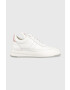 Filling Pieces Kožené tenisky Low Top Bianco biela farba 10127792081 - Pepit.sk