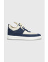 Filling Pieces Kožené tenisky Low Top Game tmavomodrá farba 10133151916 - Pepit.sk