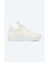 Filling Pieces Kožené tenisky Low Top Plain 683 Organic biela farba 29733222007 - Pepit.sk