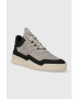 Filling Pieces Kožené tenisky Low Top Tweek šedá farba 10127681878 - Pepit.sk