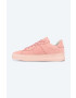 Filling Pieces Semišové tenisky Low Plain Court ružová farba 42227271888 - Pepit.sk