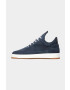 Filling Pieces Semišové tenisky Low Top Suede tmavomodrá farba 10122791916 - Pepit.sk