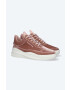 Filling Pieces Tenisky Low Top Sky Velvet hnedá farba 51427611888 - Pepit.sk