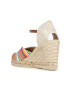 Geox Espadrilky D GELSA béžová farba na kline D35TPA 01143 C0G5F - Pepit.sk