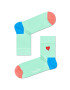 Happy Socks Ponožky Embroidery Heart Half Crew - Pepit.sk