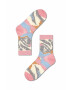 Happy Socks Ponožky Light Pink Gabriela Crew - Pepit.sk