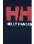 Helly Hansen Bavlnená mikina pánska šedá farba jednofarebná - Pepit.sk