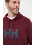 Helly Hansen Bavlnená mikina HH LOGO HOODIE pánska tmavomodrá farba s kapucňou s nášivkou 33977 - Pepit.sk