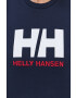 Helly Hansen Bavlnené tričko tmavomodrá farba - Pepit.sk