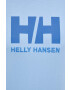 Helly Hansen Bavlnené tričko 53285-096 biela farba s potlačou - Pepit.sk