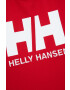 Helly Hansen Bavlnené tričko 53285-096 čierna farba s potlačou - Pepit.sk