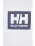 Helly Hansen Bavlnené tričko 53285-096 čierna farba s potlačou - Pepit.sk