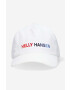 Helly Hansen Manšestrová baseballová čiapka Graphic Cap 48146-11 biela farba s nášivkou - Pepit.sk