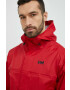 Helly Hansen Nepremokavá bunda loke 62252-402 pánska červená farba - Pepit.sk