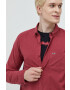 Hollister Co. Košeľa pánska ružová farba regular s golierom button-down - Pepit.sk