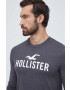 Hollister Co. Pyžamo pánska čierna farba vzorovaná - Pepit.sk