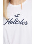 Hollister Co. Tričko s dlhým rukávom dámsky biela farba - Pepit.sk