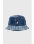 Kangol Bavlnený klobúk Denim Mashup Bucket K5296-MEDIUMBLUE bavlnený - Pepit.sk