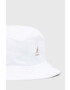 Kangol Bavlnený klobúk Washed Bucket K4224HT WHITE K4224HT-WHITE biela farba bavlnený - Pepit.sk